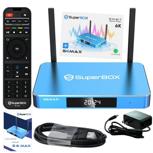 SuperBox S6 Max – Android TV Box (Streaming Media Player)