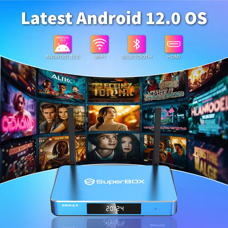 SuperBox S6 Max – Android TV Box (Streaming Media Player)